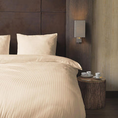 Kussensloop Hotel Line Zandkleurig - 60x70cm  - 2 stuks