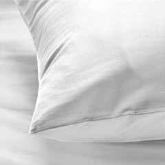Lichaamskussen Hoes Wit - 100% Katoen - 40x145 cm