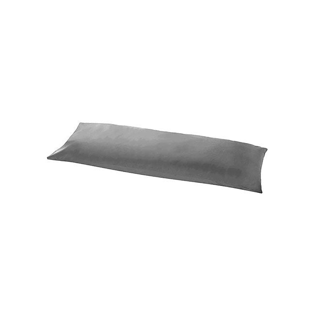 Lichaamskussen Hoes Antraciet - 100% Katoen - 40x145 cm