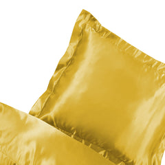 Satijnen Kussenslopen Goud / Geel - 2 stuks