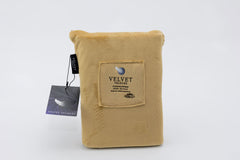 Fluwelen kussenslopen Champagne-goud Velvet-velours