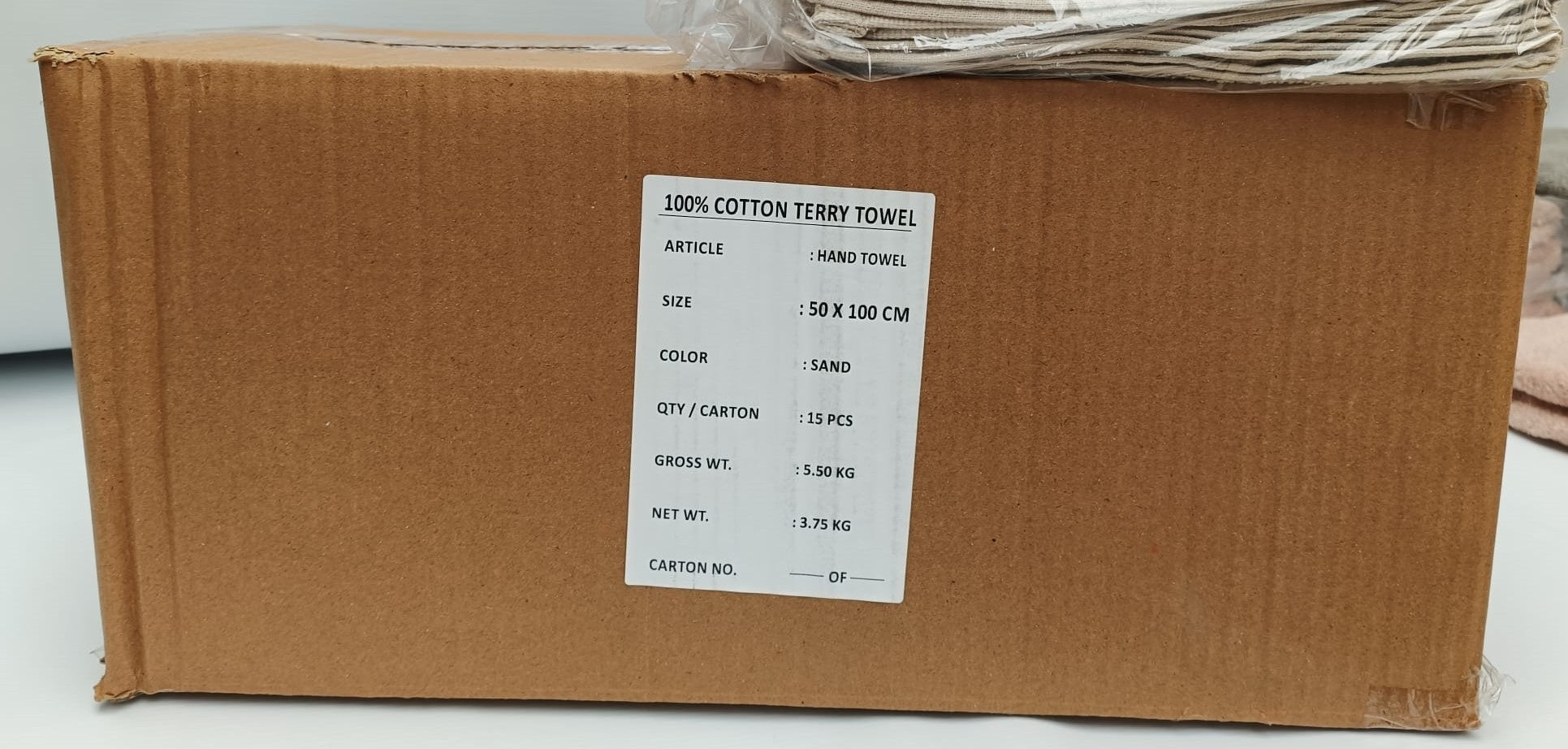 Luxe Taupe Handdoeken & Badhanddoeken 100% Katoen - Hotelkwaliteit 500g/m²