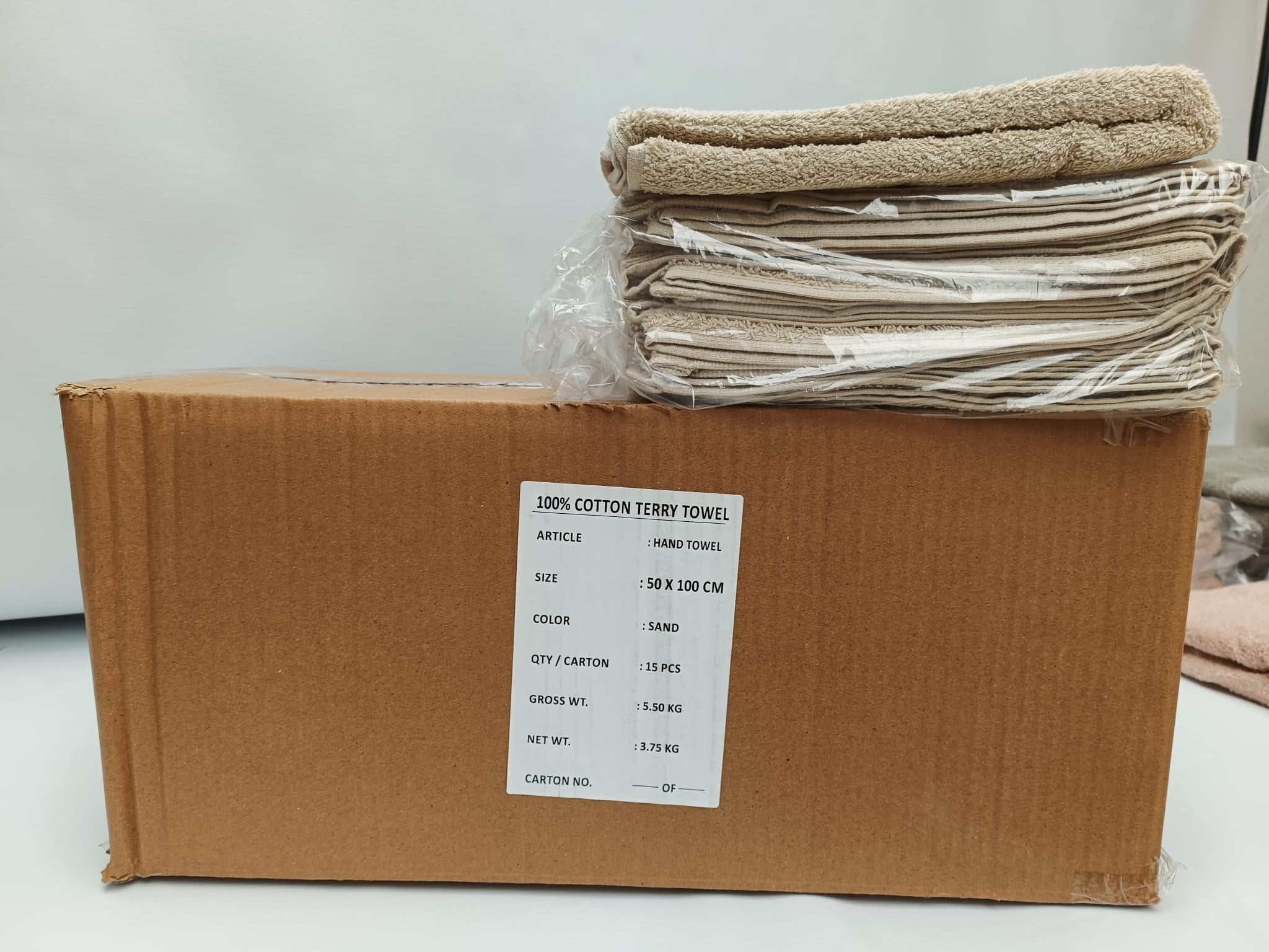 Badhanddoek Antraciet