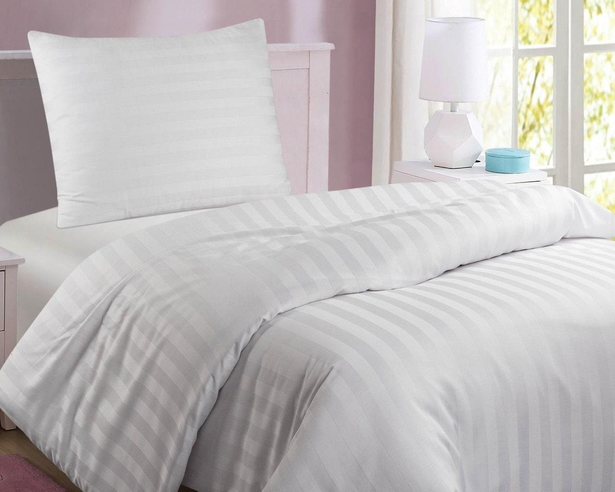Hotellinnen Katoen Satijn Brede Streep 27MM