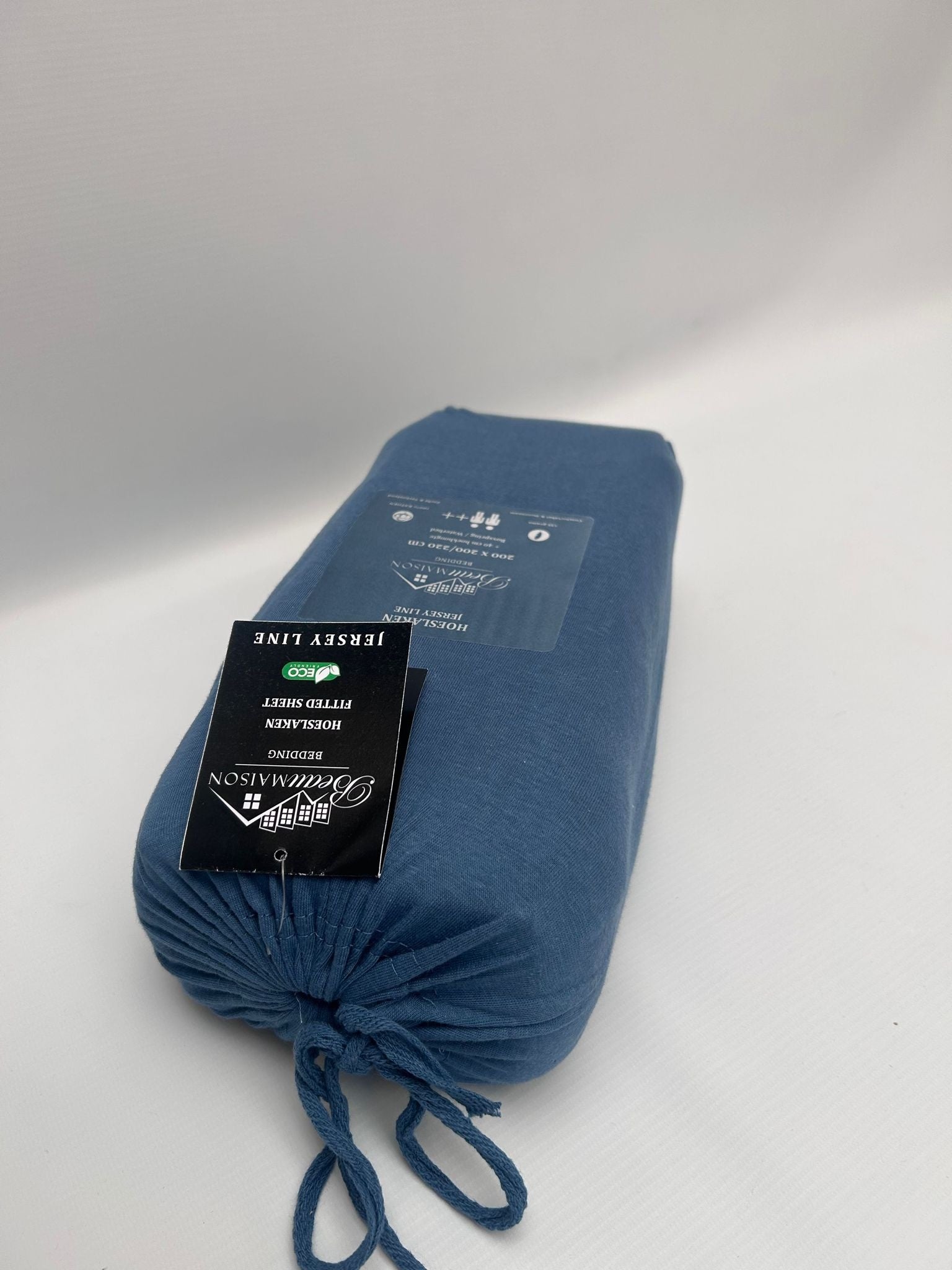 Hoeslaken Jersey in Blauw