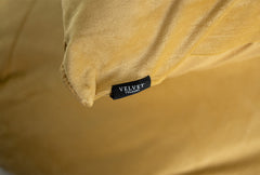 Fluwelen kussenslopen Champagne-goud Velvet-velours
