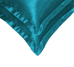 Satijnen Kussenslopen Turquoise | 2 stuks Aqua