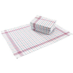 Theedoeken Gekleurde Blokken Rood/Blauw