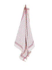 Theedoeken Gekleurde Blokken Rood/Blauw