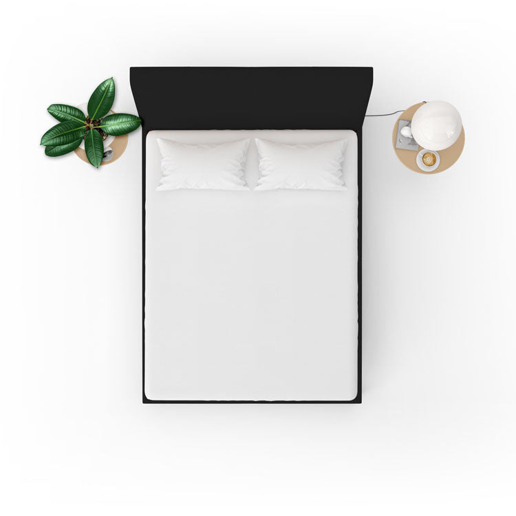 Topmatras Hoeslaken Jersey Wit