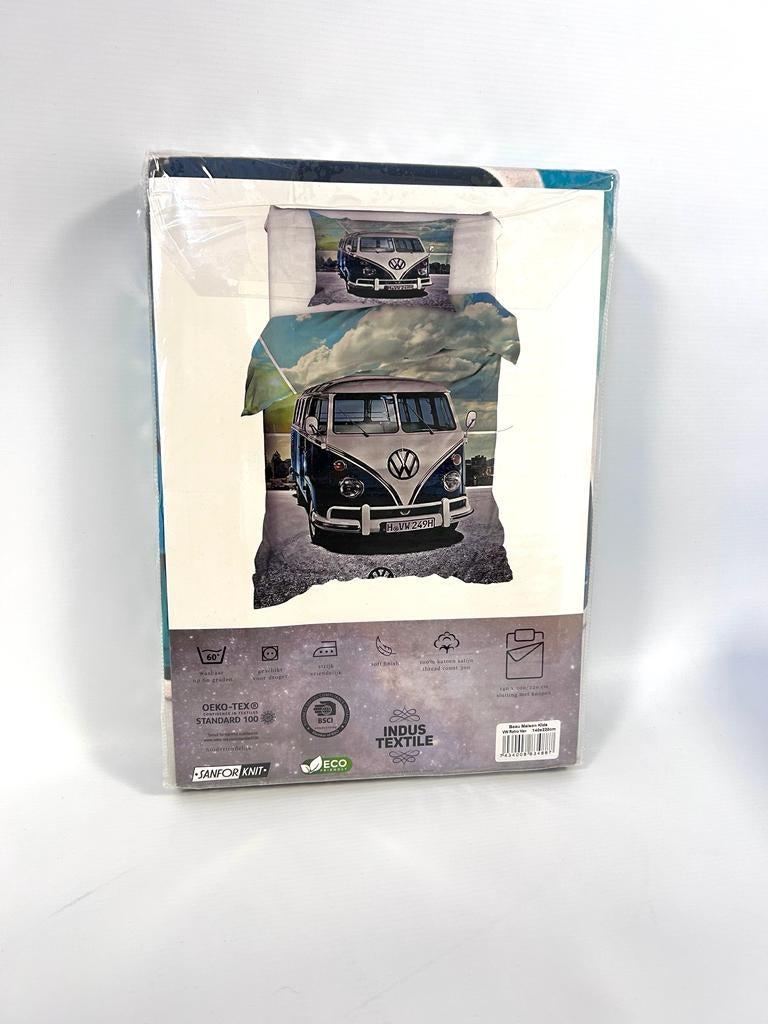 Satijnen Dekbedovertrek Volkswagen Busje