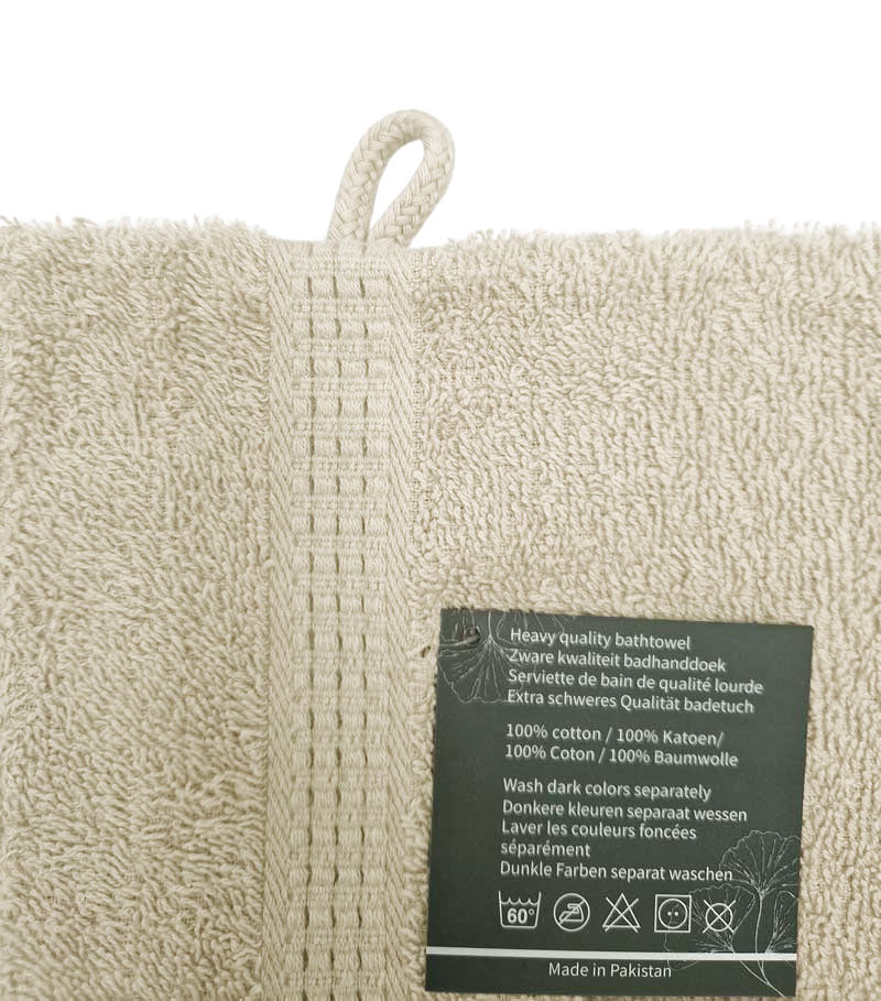 Luxe Zandkleurige Washand 100% Katoen - Hotelkwaliteit 500g/m² - 15x20 cm