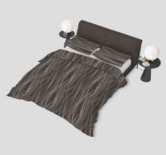 Dekbedovertrek Wave Brown