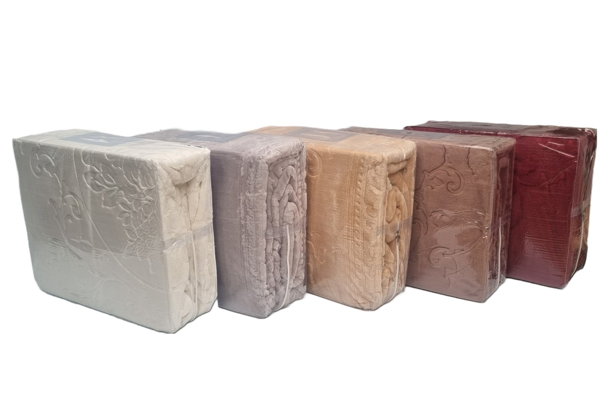 Embossed Uni Woondeken Brown 220 x 240 cm | Zware Kwaliteit