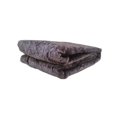 Embossed Uni Woondeken Antraciet 160 x 220 cm | Zware Kwaliteit