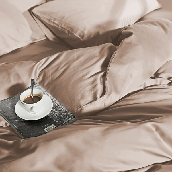 100% Bamboo Taupe 240 x 200/220 - Afbeelding 5