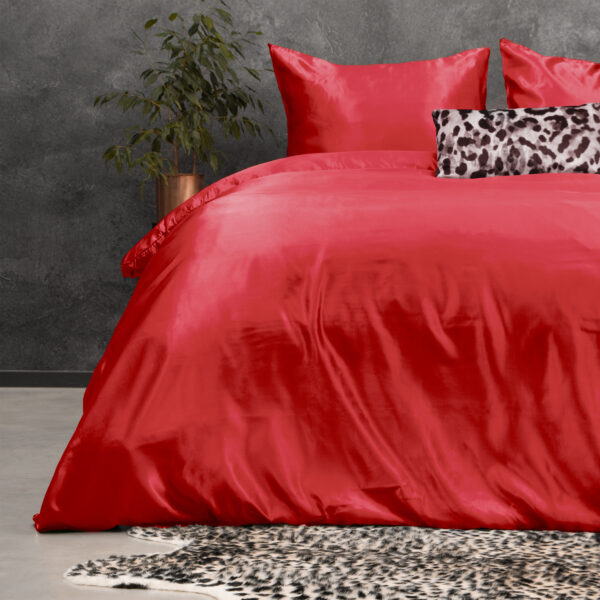 Beauty Skin Care Dekbedovertrek Rood 140 x 220 - Afbeelding 4