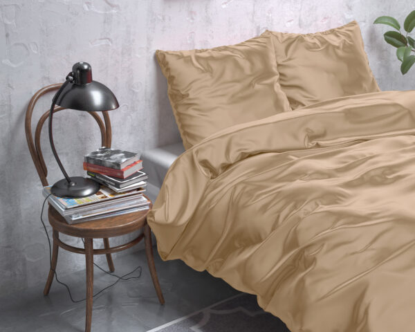 Beauty Skin Care Dekbedovertrek Taupe 200 x 220 - Afbeelding 3