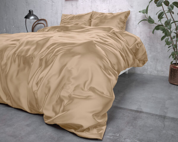 Beauty Skin Care Dekbedovertrek Taupe 200 x 220 - Afbeelding 4