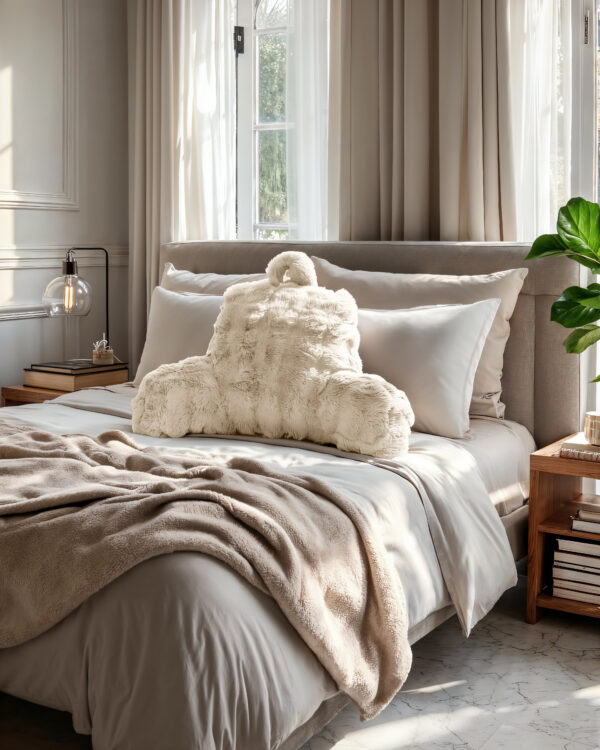 Bedrest Pompom Beige 34 x 50 - Afbeelding 2