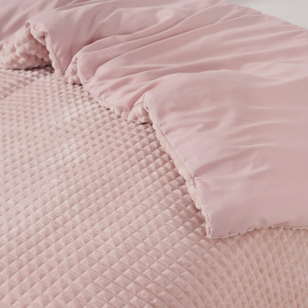 Check Teddy Roze 140 x 200/220 - Afbeelding 3