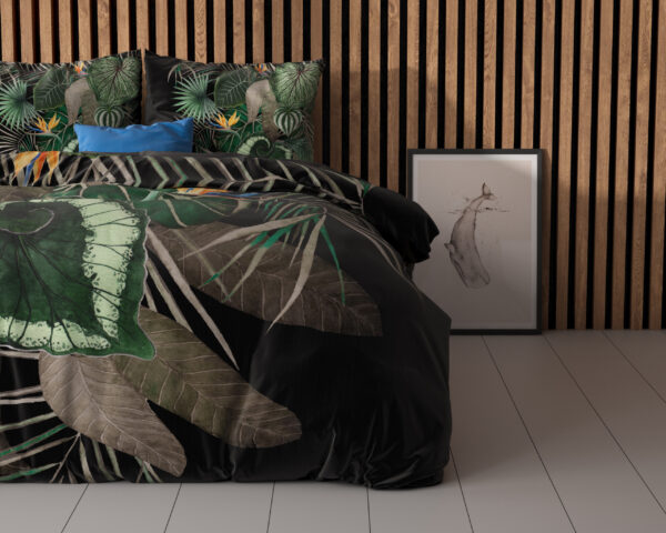 Dark leaves Groen 200 x 200/220 - Afbeelding 3