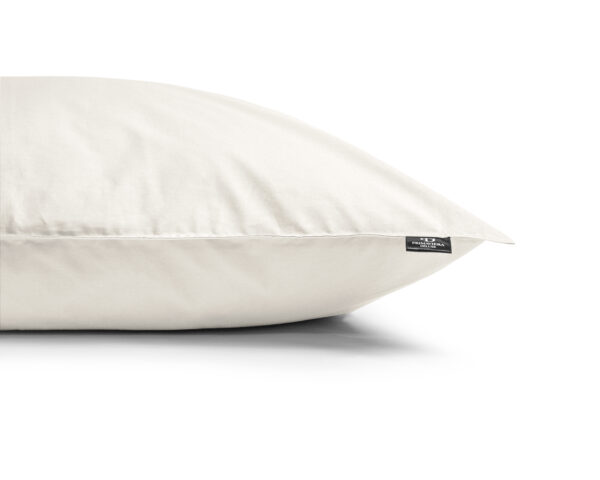 Egyptisch Katoen Uni Dekbedovertrek Creme 135 x 200 - Afbeelding 5