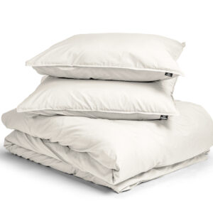 Egyptisch Katoen Uni Dekbedovertrek Creme 240 x 200/260