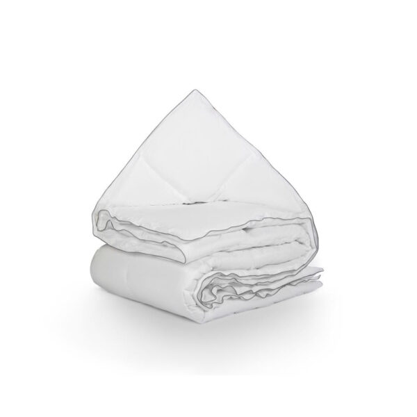 Percale Cotton Touch Enkel Verkoelend Dekbed Wit - 200X220 - Afbeelding 2