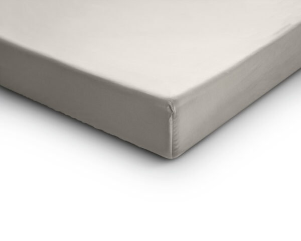 Satijnen Hoeslaken Creme 80 x 200 - Afbeelding 4