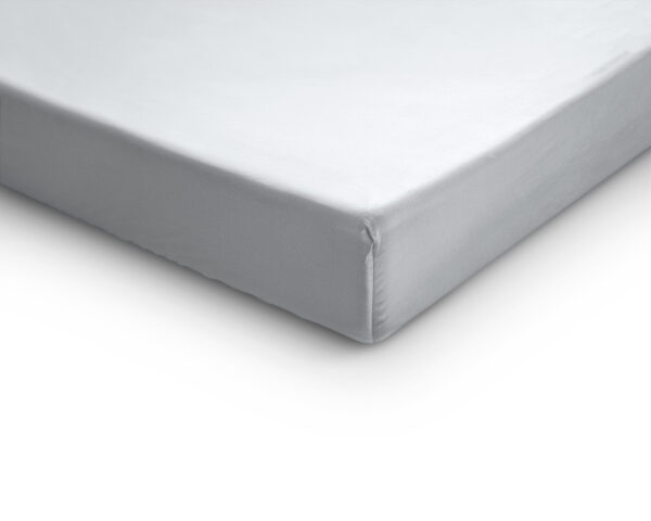 Splittopper Satijn Hoeslaken Wit 180 x 200 - Afbeelding 4