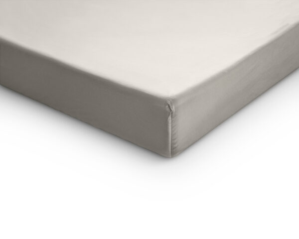 Topper Satijn Hoeslaken Creme 160 x 200 - Afbeelding 4