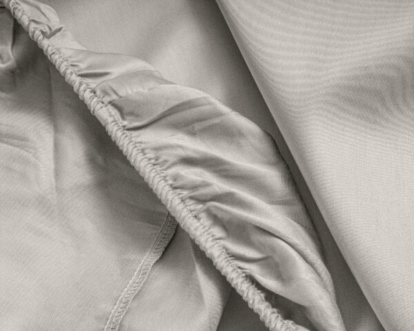 Topper Satijn Hoeslaken Creme 160 x 220 - Afbeelding 5