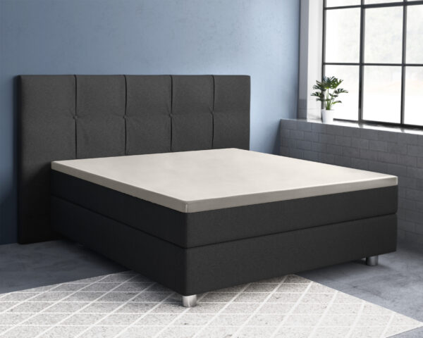 Topper Satijn Hoeslaken Creme 90 x 200 - Afbeelding 2