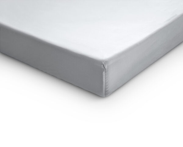 Topper Satijn Hoeslaken Wit 140 x 200 - Afbeelding 2