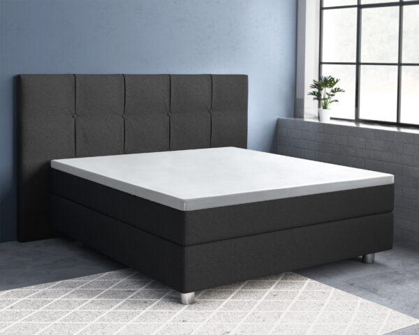 Topper Satijn Hoeslaken Wit 180 x 220 - Afbeelding 3