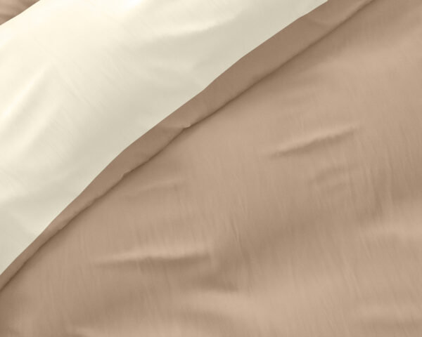 Twin Face Creme/Taupe 140 x 220 - Afbeelding 4