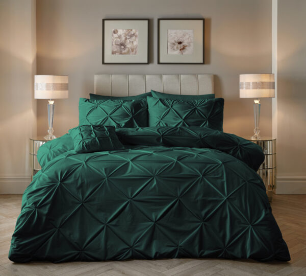Velvet Pintuck Groen 140 x 200/220 - Afbeelding 2