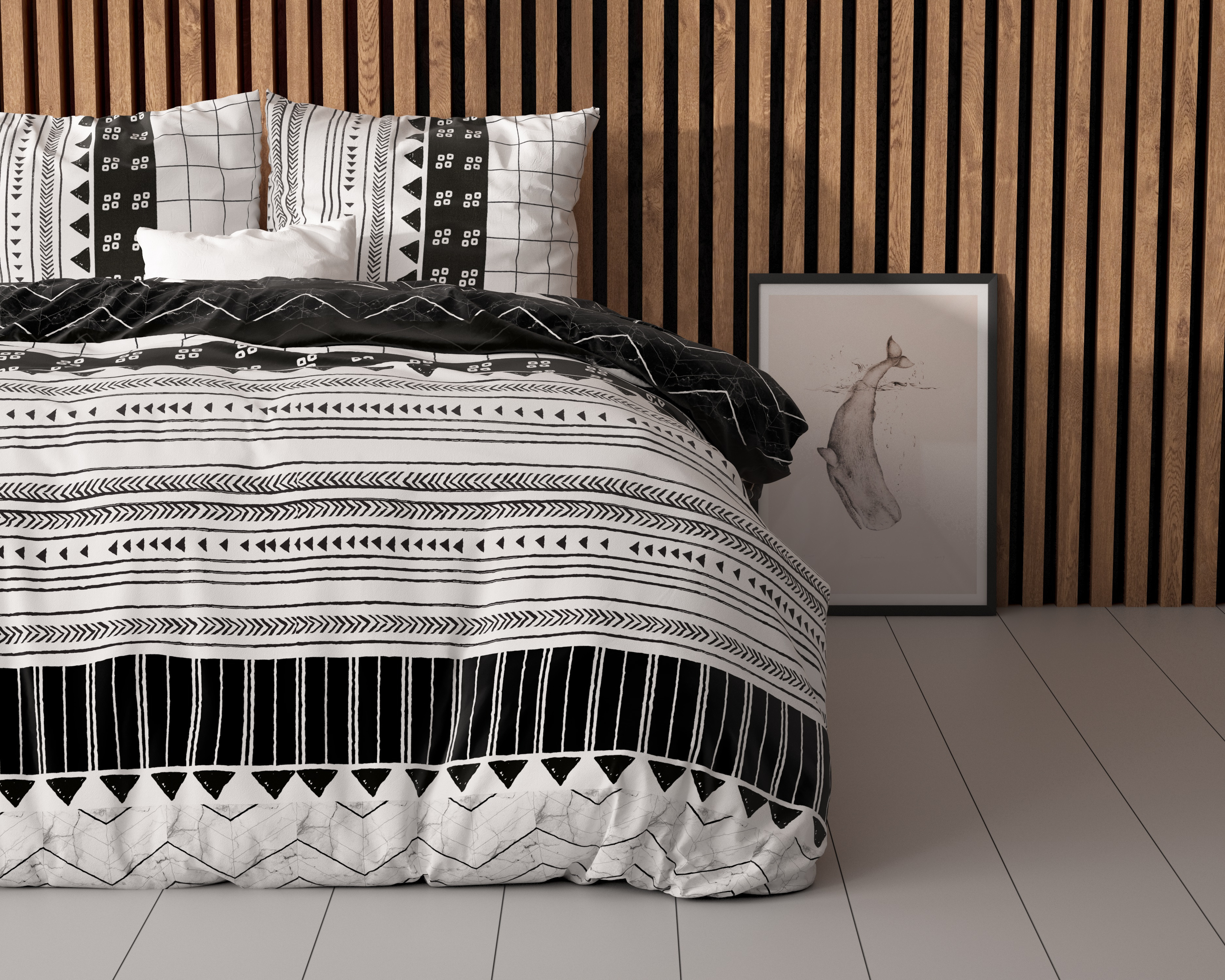 Artic Stripe Wit 200 x 220