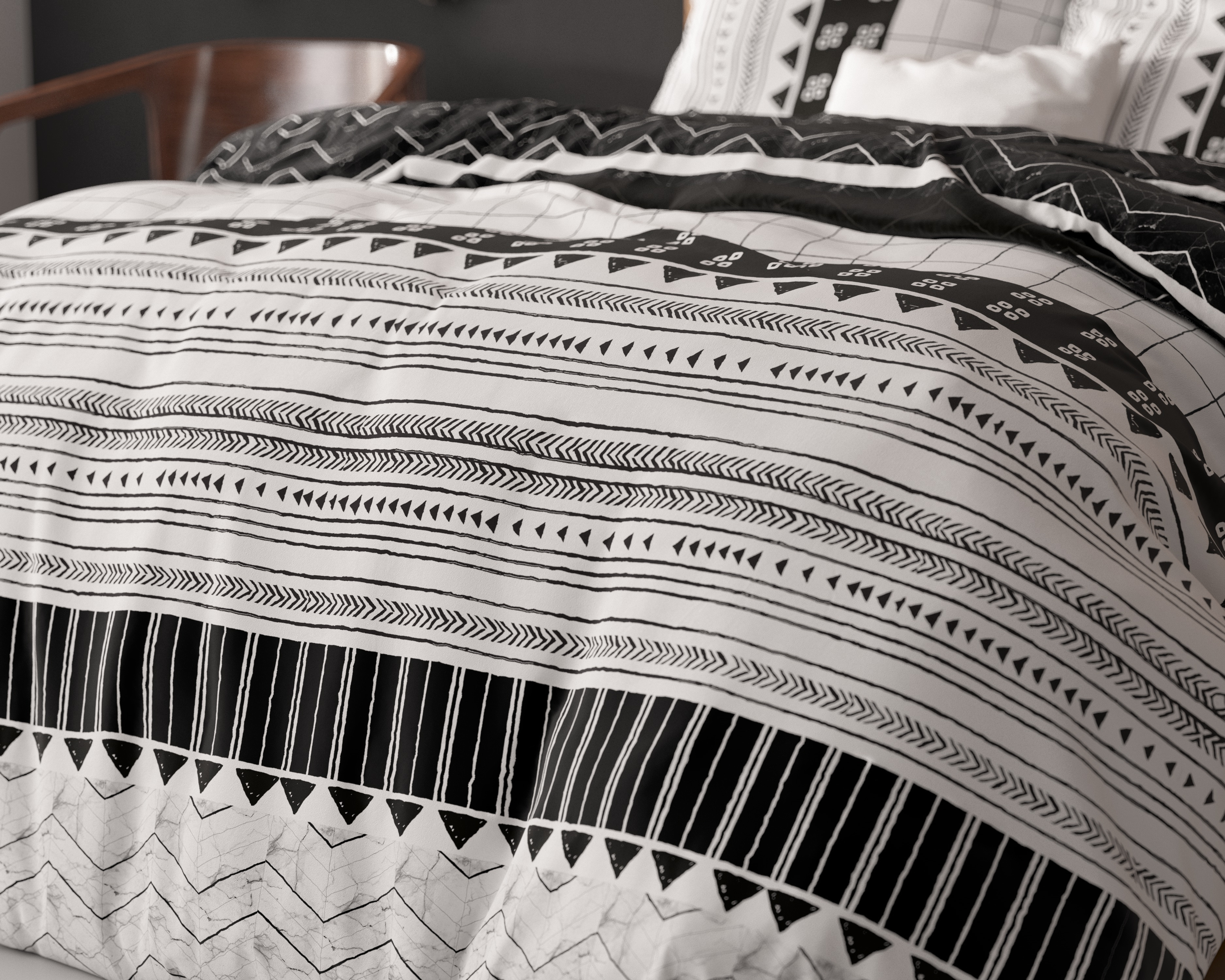 Artic Stripe Wit 200 x 220