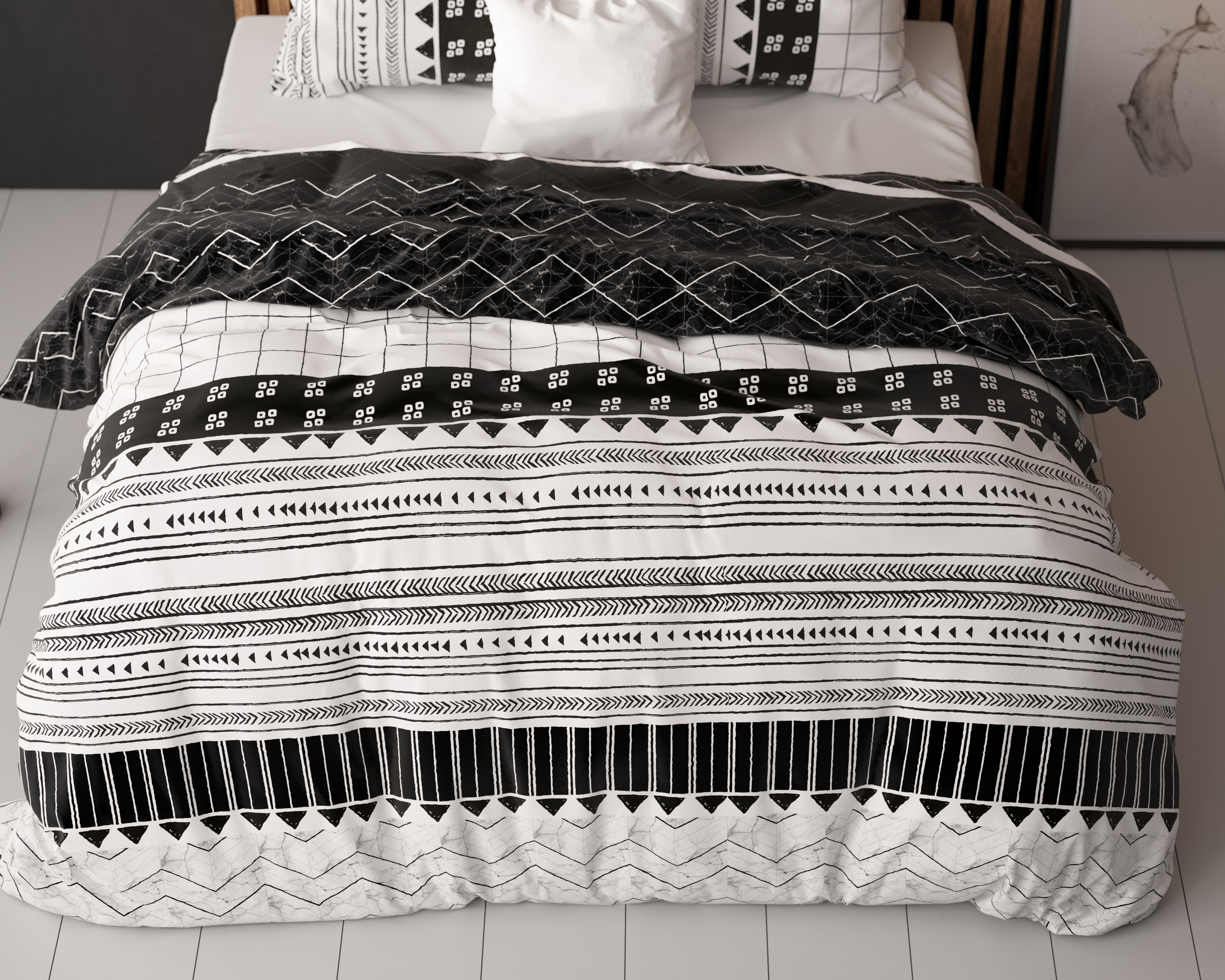 Artic Stripe Wit 200 x 220