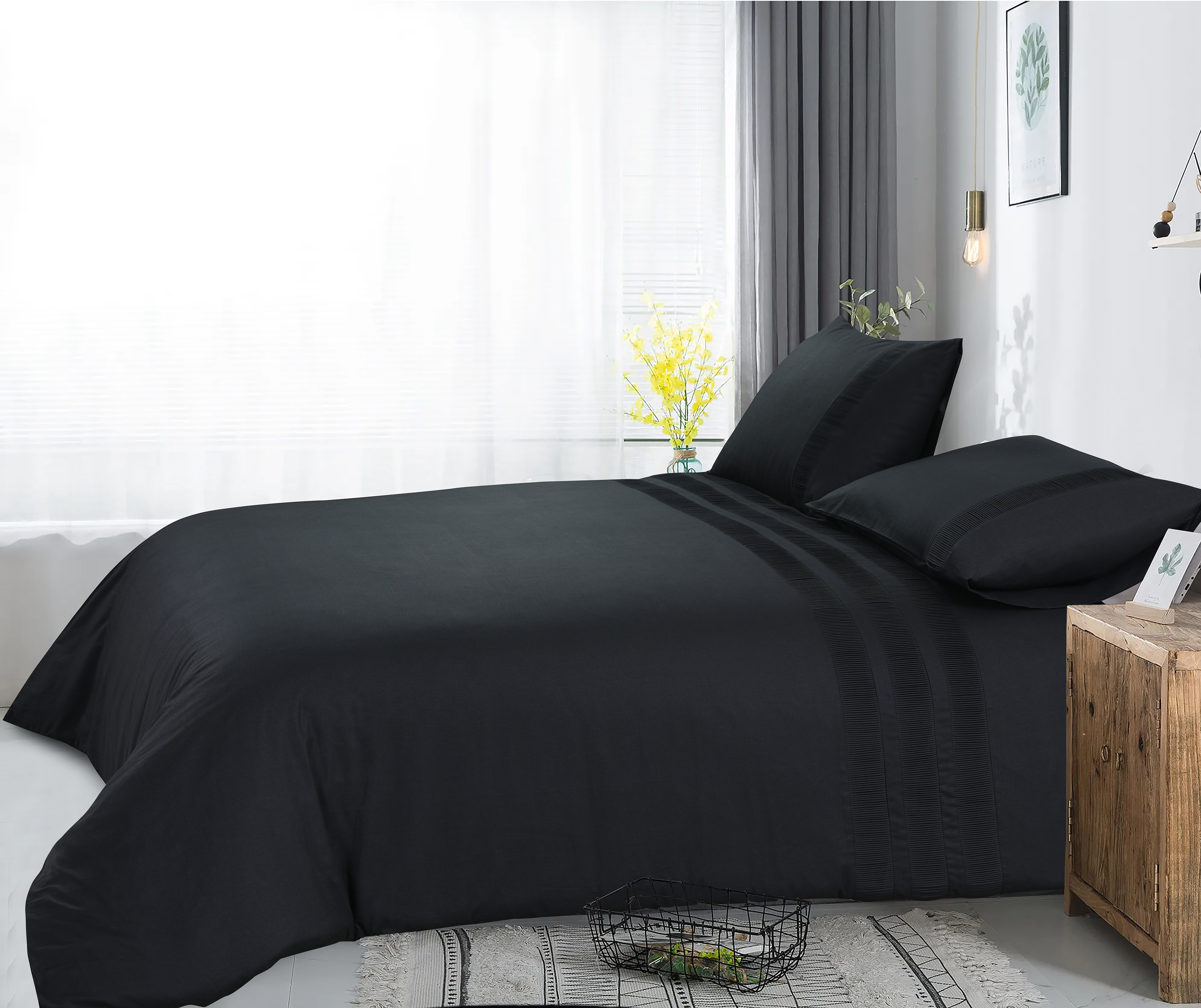 Bali Zwart 140 x 220