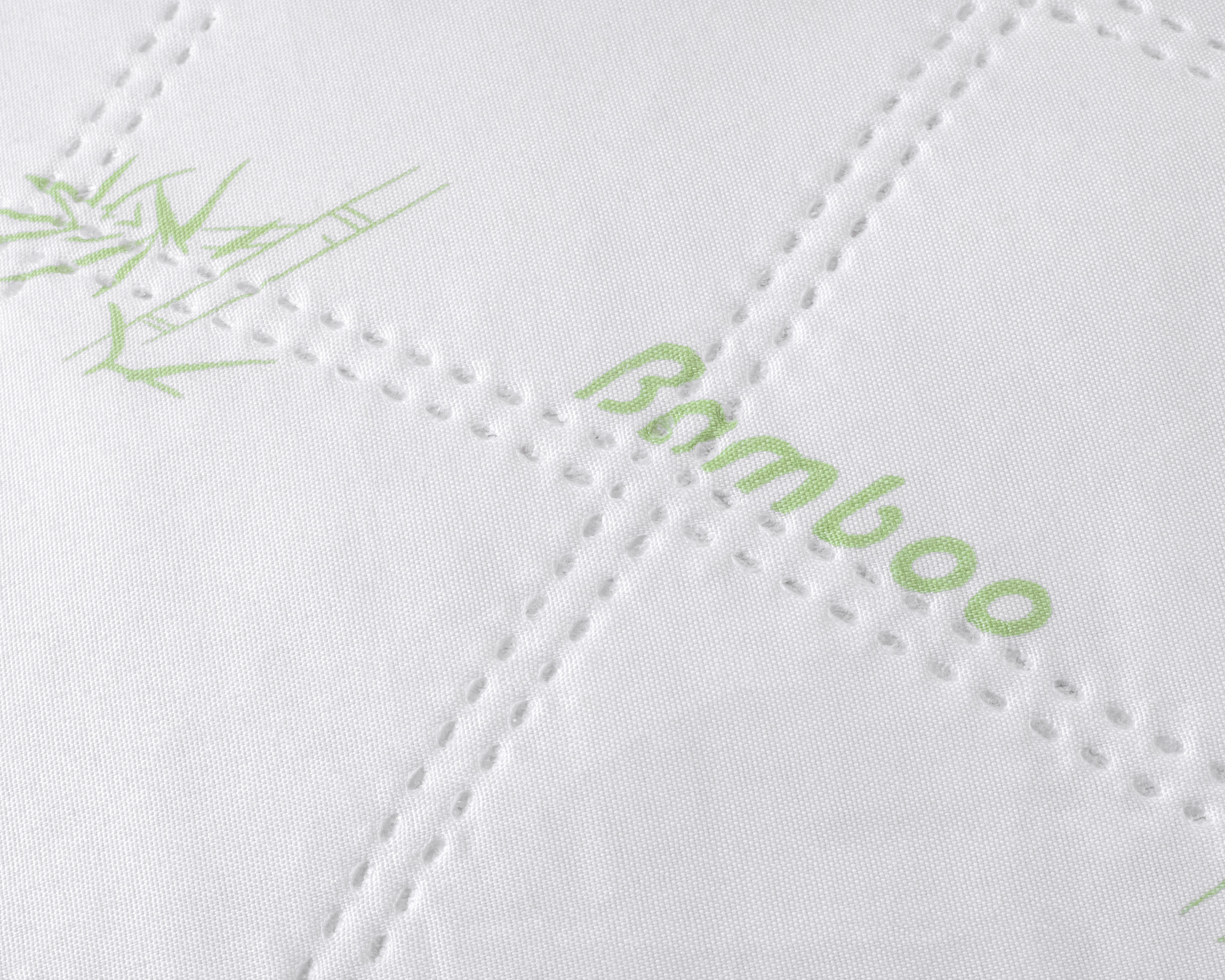 Bamboe Hoofdkussen Wit 60 x 70 cm