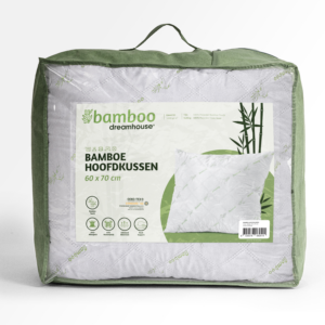 Bamboe Hoofdkussen Wit 60 x 70 cm