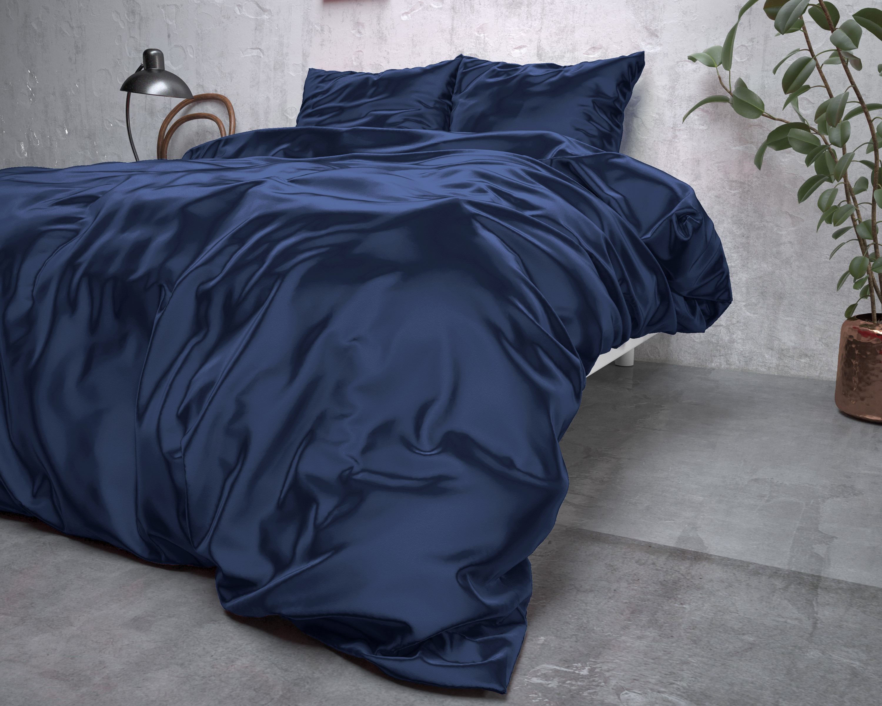 Beauty Skin Care Dekbedovertrek Navy 200 x 200/220