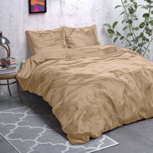 Beauty Skin Care Dekbedovertrek Taupe 200 x 200/220
