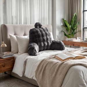 Bedrest Pompom Antraciet 34 x 50