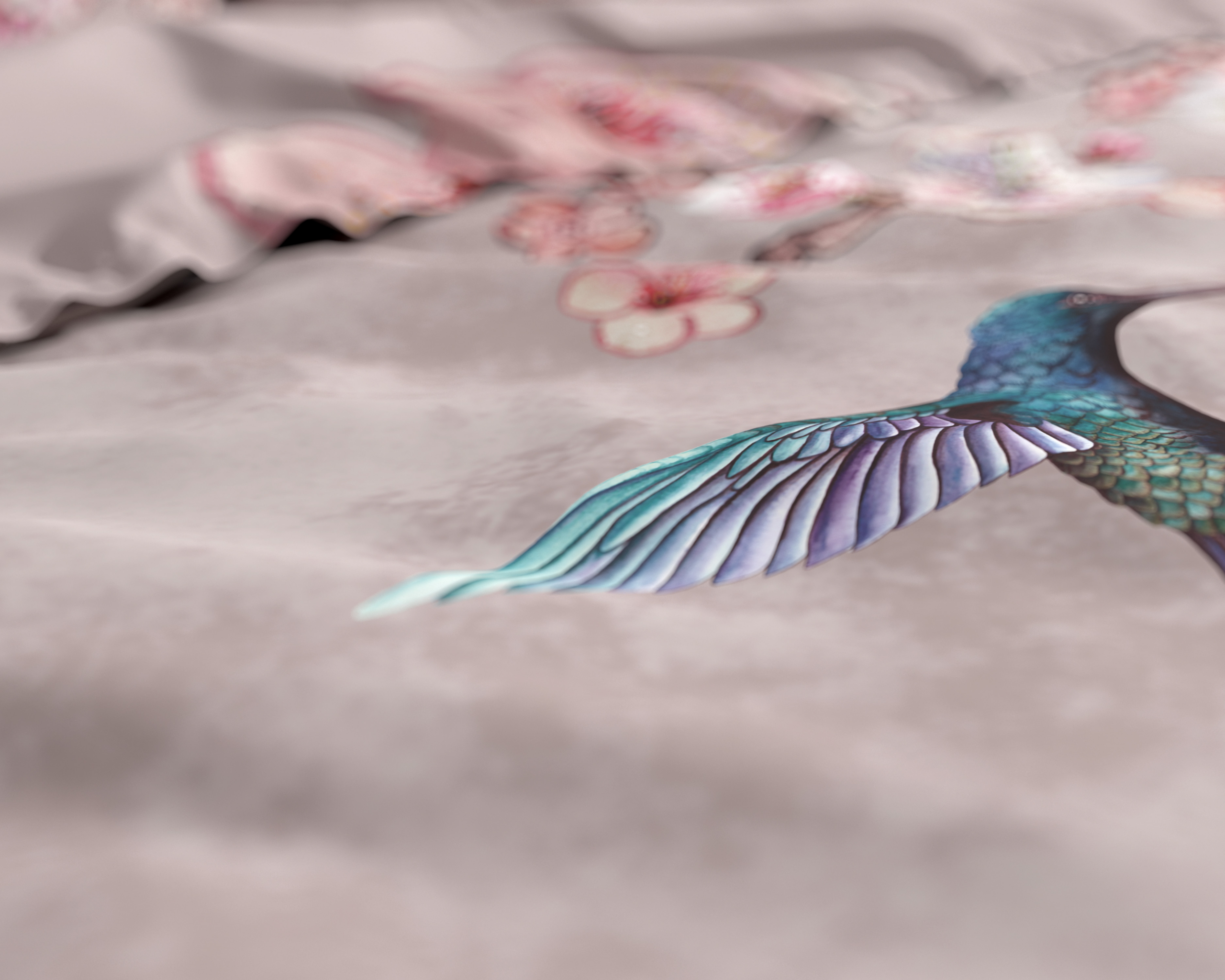 Blossy Roze 240 X 200/220