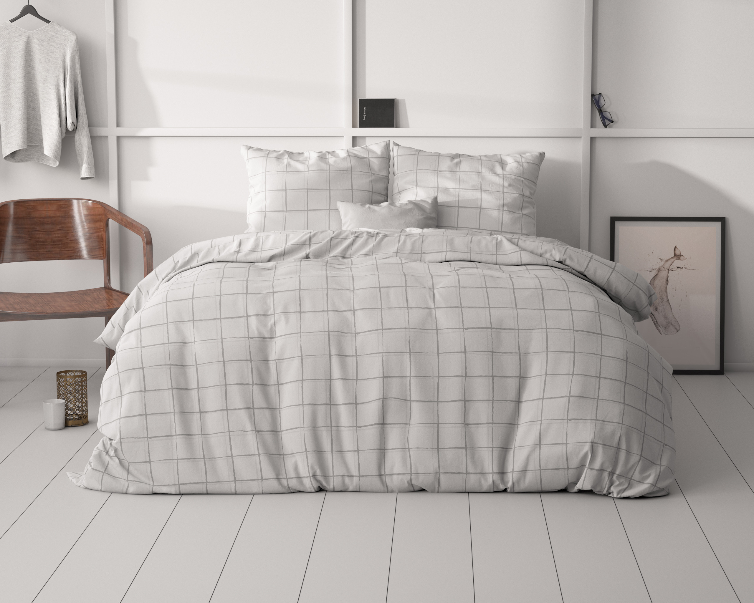 Check it Grijs 140 x 220