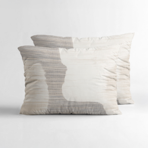 Checkered 2pack slopen Beige/Grijs 60 x 70